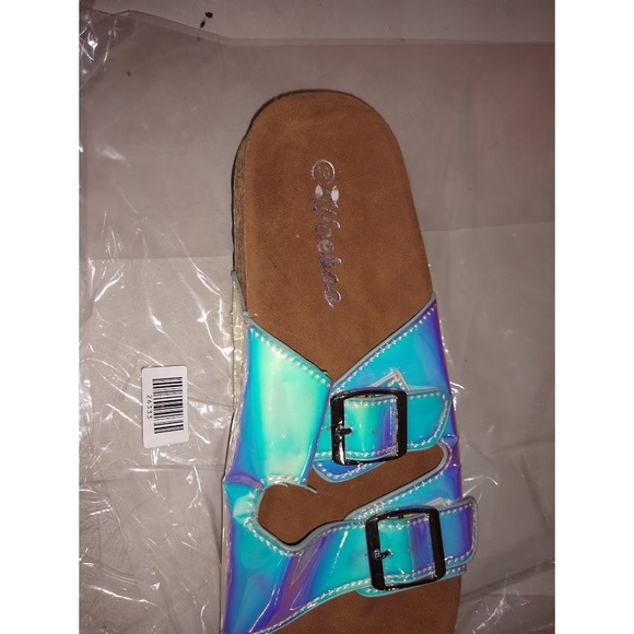 Weeboo Neon Purple comfort sandal - Picture 2 of 2